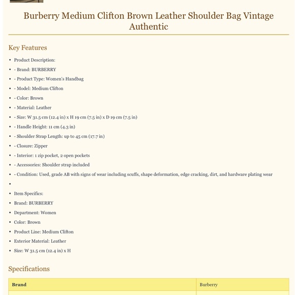 Burberry Pebbled Leather Satchel in Taupe - Picture 10 of 10